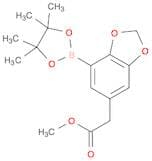 2,3-Methylenedioxo-5-(methoxycarbonyl)methylphenylboronic acid, pinacol ester