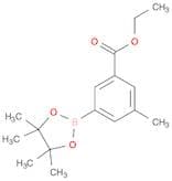 Benzoic acid, 3-methyl-5-(4,4,5,5-tetramethyl-1,3,2-dioxaborolan-2-yl)-, ethyl ester