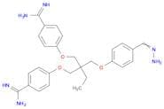 Benzenecarboximidamide, 4,4'-[[2-[[4-(aminoiminomethyl)phenoxy]methyl]-2-ethyl-1,3-propanediyl]bis…