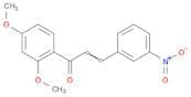 2-Propen-1-one, 1-(2,4-dimethoxyphenyl)-3-(3-nitrophenyl)-