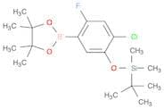 4-Chloro-2-fluoro-5-(TBDMSO)phenylboronic acid, pinacol ester