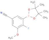 5-Cyano-2-fluoro-3-methoxyphenylboronic acid, pinacol ester