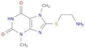 1H-Purine-2,6-dione, 8-[(2-aminoethyl)thio]-3,7-dihydro-3,7-dimethyl-