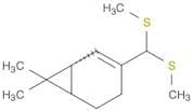 Bicyclo[4.1.0]hept-2-ene, 3-[bis(methylthio)methyl]-7,7-dimethyl-, (1R)- (9CI)