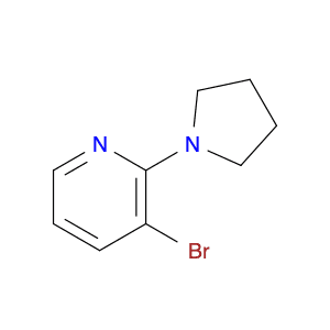 3-Bromo-2-pyrrolidinopyridine