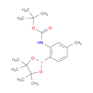 tert-Butyl (5-methyl-2-(4,4,5,5-tetramethyl-1,3,2-dioxaborolan-2-yl)phenyl)carbamate