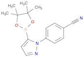 4-(5-(4,4,5,5-Tetramethyl-1,3,2-dioxaborolan-2-yl)-1H-pyrazol-1-yl)benzonitrile