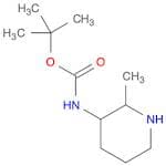 Carbamic acid, N-(2-methyl-3-piperidinyl)-, 1,1-dimethylethyl ester