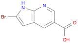 1H-Pyrrolo[2,3-b]pyridine-5-carboxylic acid, 2-bromo-