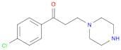 1-Propanone, 1-(4-chlorophenyl)-3-(1-piperazinyl)-