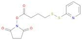 Butanoic acid, 4-(2-pyridinyldithio)-, 2,5-dioxo-1-pyrrolidinyl ester