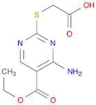 2-((4-Amino-5-(ethoxycarbonyl)pyrimidin-2-yl)thio)acetic acid