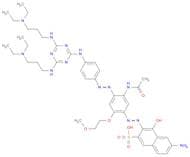 2-Naphthalenesulfonic acid, 3-[2-[5-(acetylamino)-4-[2-[4-[[4,6-bis[[3-(diethylamino)propyl]amino]…