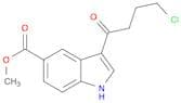 1H-Indole-5-carboxylic acid, 3-(4-chloro-1-oxobutyl)-, methyl ester