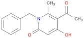 2(1H)-Pyridinone, 5-acetyl-4-hydroxy-6-methyl-1-(phenylmethyl)-