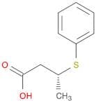 Butanoic acid, 3-(phenylthio)-, (3R)-