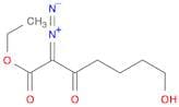 Heptanoic acid, 2-diazo-7-hydroxy-3-oxo-, ethyl ester