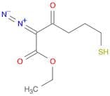 Hexanoic acid, 2-diazo-6-mercapto-3-oxo-, ethyl ester