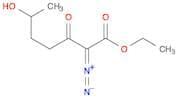 Heptanoic acid, 2-diazo-6-hydroxy-3-oxo-, ethyl ester