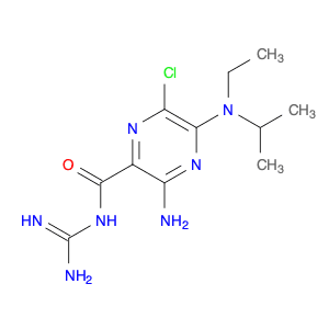 2-Pyrazinecarboxamide, 3-amino-N-(aminoiminomethyl)-6-chloro-5-[ethyl(1-methylethyl)amino]-