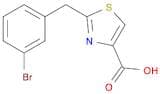 4-Thiazolecarboxylic acid, 2-[(3-bromophenyl)methyl]-
