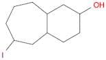 1H-Benzocyclohepten-2-ol, decahydro-6-iodo-