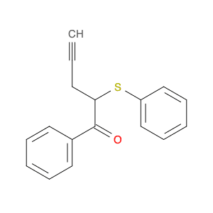 4-Pentyn-1-one, 1-phenyl-2-(phenylthio)-