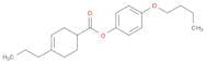 3-Cyclohexene-1-carboxylic acid, 4-propyl-, 4-butoxyphenyl ester