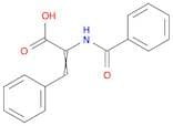 2-Propenoic acid, 2-(benzoylamino)-3-phenyl-
