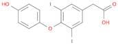 Benzeneacetic acid, 4-(4-hydroxyphenoxy)-3,5-diiodo-