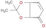 4H-Cyclopenta-1,3-dioxol-4-one, 3a,6a-dihydro-2,2-dimethyl-, (3aR,6aR)-
