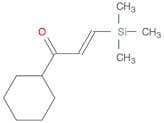 2-Propen-1-one, 1-cyclohexyl-3-(trimethylsilyl)-, (2E)-