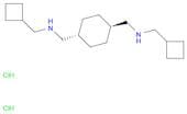 1,4-Cyclohexanebis(methylamine), N,N'-bis(cyclobutylmethyl)-, dihydrochloride, trans- (8CI)