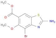 Methyl 2-amino-4-bromo-5-methoxybenzo[d]thiazole-6-carboxylate