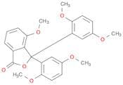 1(3H)-Isobenzofuranone, 3,3-bis(2,5-dimethoxyphenyl)-4-methoxy-