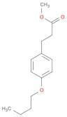 Benzenepropanoic acid, 4-butoxy-, methyl ester