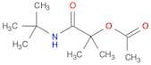 Propanamide, 2-(acetyloxy)-N-(1,1-dimethylethyl)-2-methyl-
