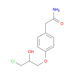 2-(4-(3-Chloro-2-hydroxypropoxy)phenyl)acetamide