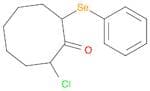 Cyclooctanone, 2-chloro-8-(phenylseleno)-
