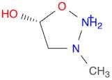 1,2,3-Oxadiazolium, 4,5-dihydro-5-hydroxy-3-methyl-, (R)- (9CI)