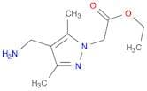 Ethyl 2-(4-(aminomethyl)-3,5-dimethyl-1H-pyrazol-1-yl)acetate