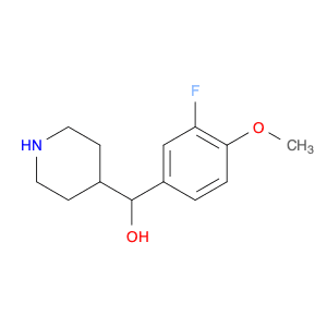 4-Piperidinemethanol, α-(3-fluoro-4-methoxyphenyl)-