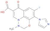 7H-Pyrido[3,2,1-ij][4,1,2]benzoxadiazine-6-carboxylic acid, 9-fluoro-2,3-dihydro-10-(1H-imidazol-1…