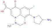7H-Pyrido[3,2,1-ij][4,1,2]benzoxadiazine-6-carboxylic acid, 10-(3-amino-1-pyrrolidinyl)-9-fluoro-2…