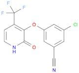 Benzonitrile, 3-chloro-5-[[1,2-dihydro-2-oxo-4-(trifluoromethyl)-3-pyridinyl]oxy]-