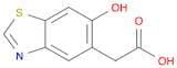 5-Benzothiazoleacetic acid, 6-hydroxy-