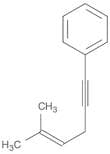 Benzene, (5-methyl-4-hexen-1-yn-1-yl)-