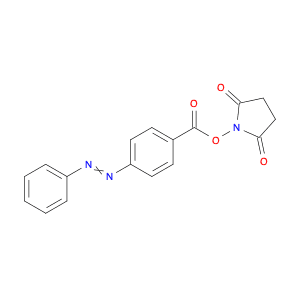 Benzoic acid, 4-(2-phenyldiazenyl)-, 2,5-dioxo-1-pyrrolidinyl ester