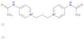 Pyridinium, 1,1'-(1,3-propanediyl)bis[4-(acetylamino)-, dichloride (9CI)