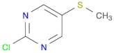 Pyrimidine, 2-chloro-5-(methylthio)-